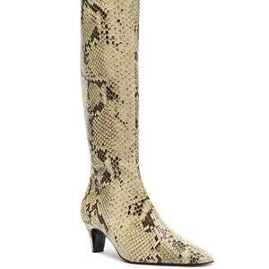 NIB Schutz Snakeskin boots